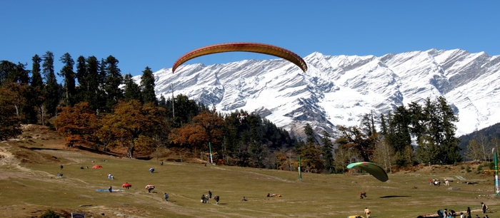 Solang Valley Paragliding activity